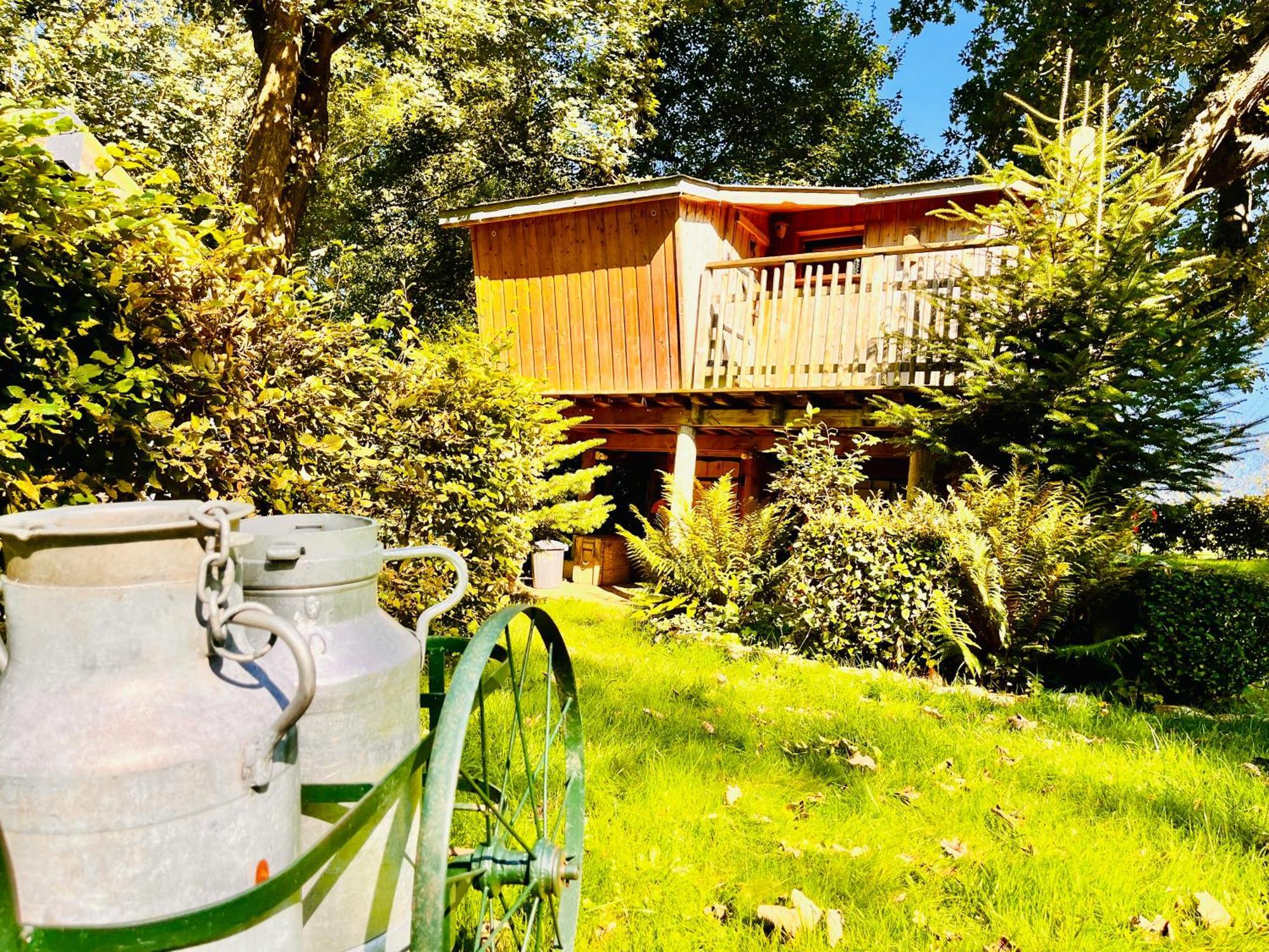 La Cabane Perchee Du Trappeur Ecrainville Екстер'єр фото