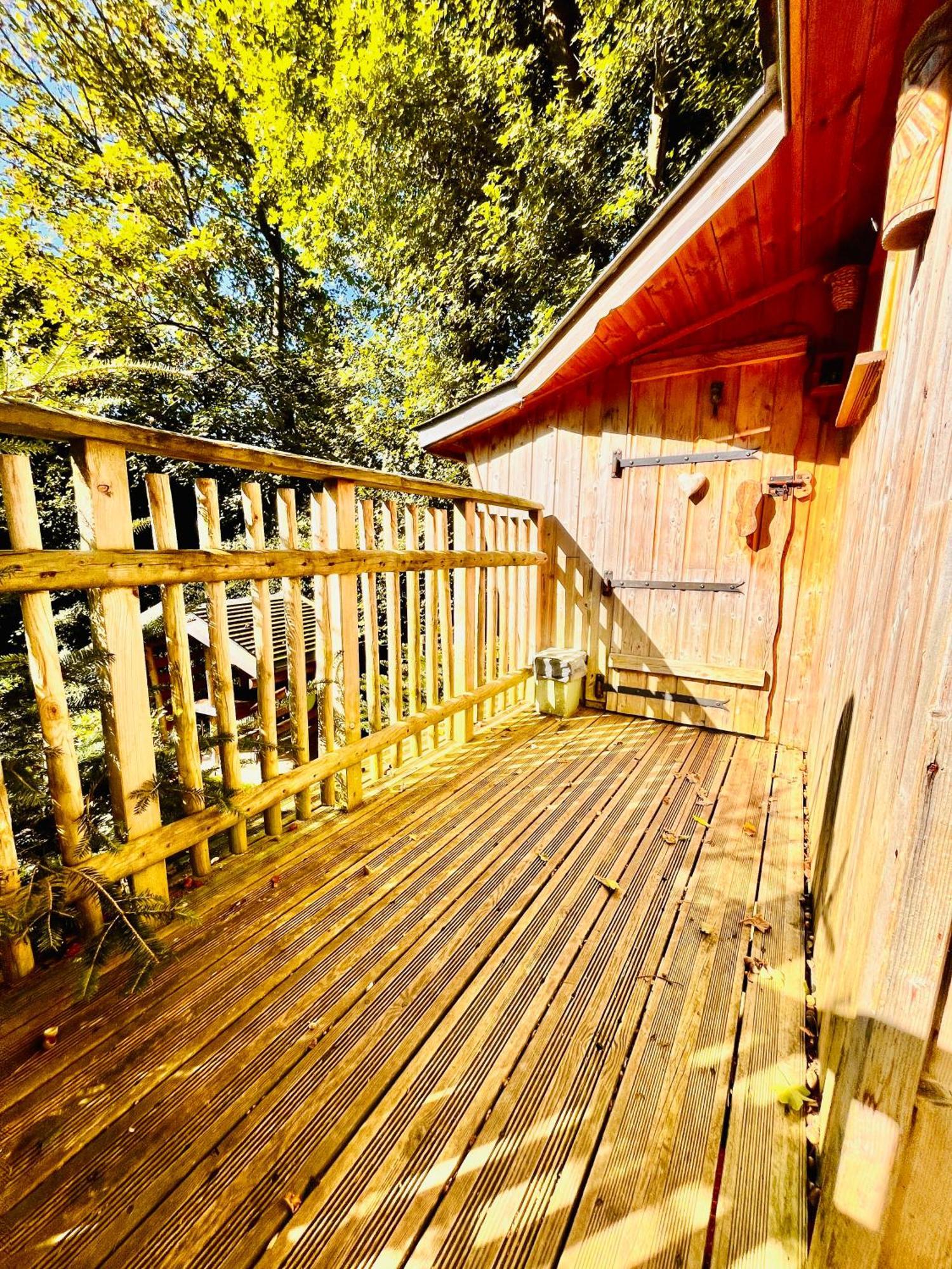 La Cabane Perchee Du Trappeur Ecrainville Екстер'єр фото